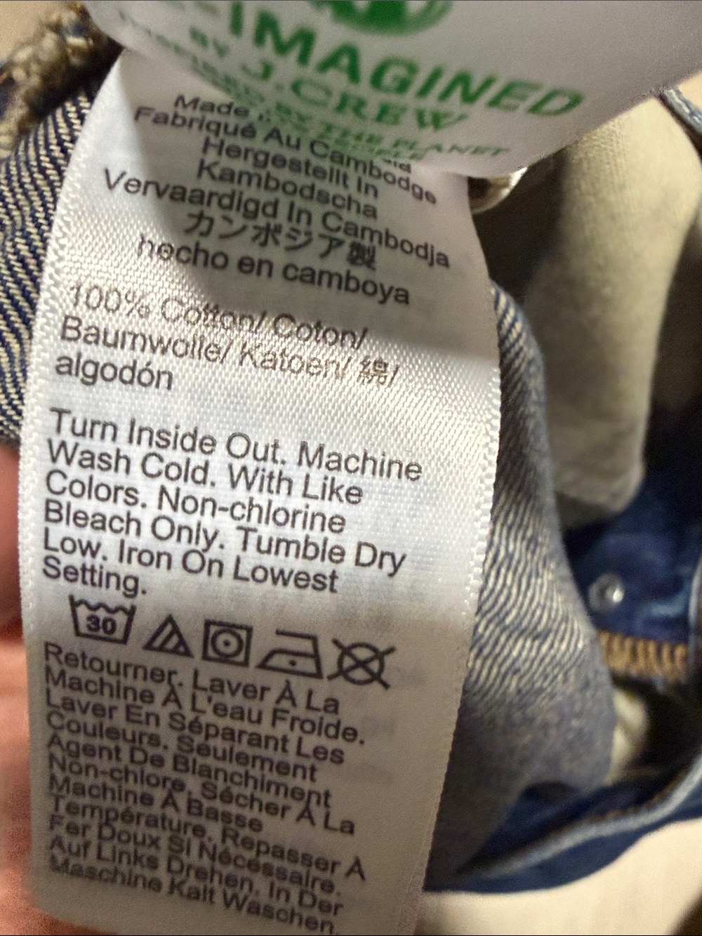 J. Crew Women's Indigo Straight Jeans - Picture 5 of 10